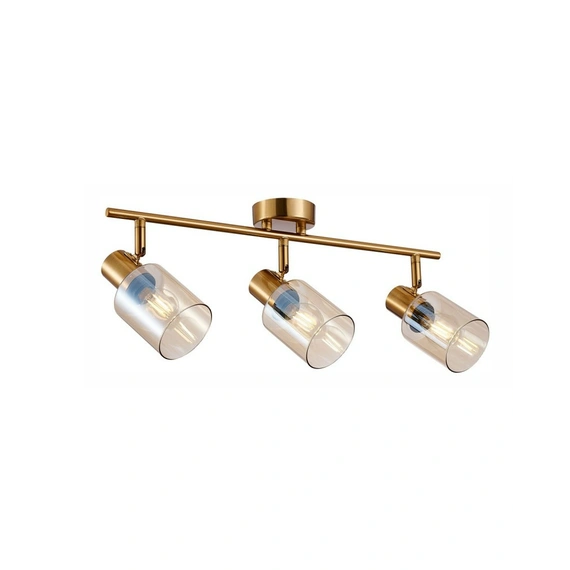 Спот Italux SPL-65342-3-BRO-AMB Santia E14 3x40W IP20 Gold