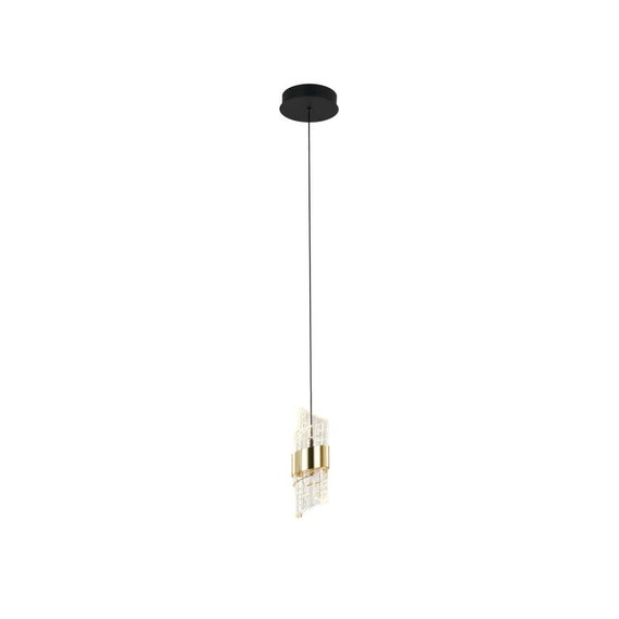 Люстра Italux PND-26374-1-8W-3K-BK-GD Tonga Led 1x8W 3000K 650Lm IP20