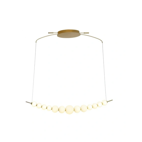 Люстра Italux PND-36472-37W-3K-GD Ronza Led 1x37W 3000K 3100Lm IP20 Gold