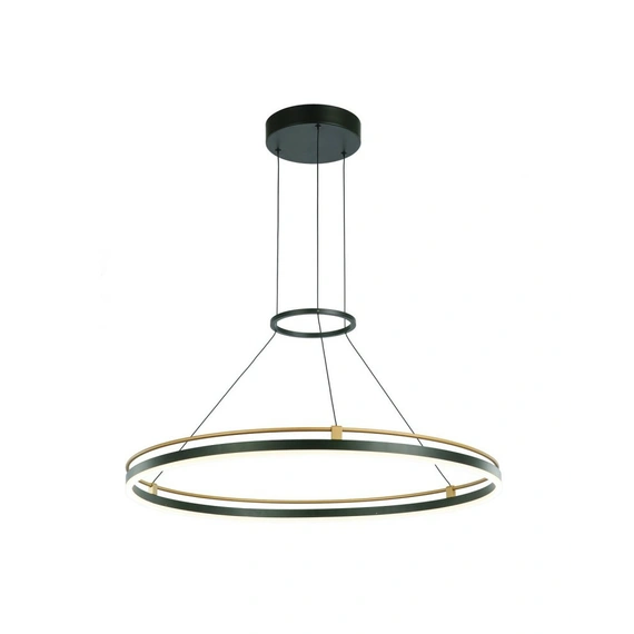 Люстра Italux PND-54638R-28W-3K-BK-GD Merlot Led 1x28W 3000K 1500Lm IP20