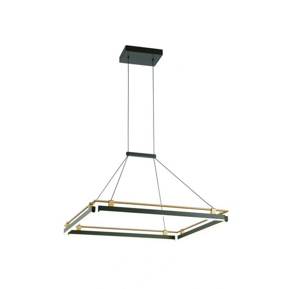Люстра Italux PND-54638S-44W-3K-BK-GD Merlot Led 1x44W 3000K 1460Lm IP20