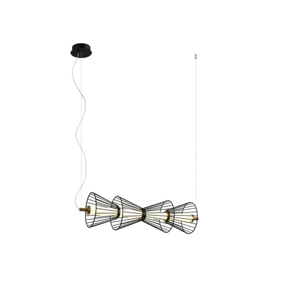 Підвісний світильник Italux PND-63849-4-BK Sanke Led 4x15W 3000K 600Lm IP20 Bk