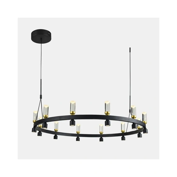 Підвісний світильник Italux PND-83812-24 Almelo Led 24x50.4W 3000K 3103Lm IP20 Bl