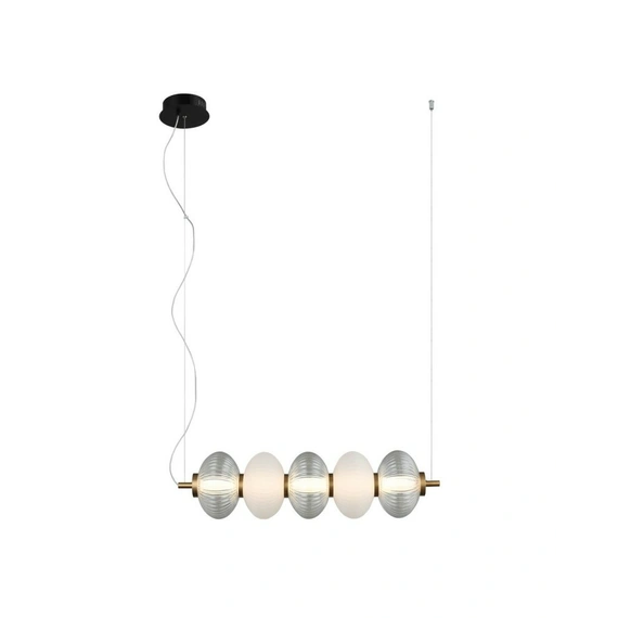 Підвісний світильник Italux PND-84938-4-BK Testa Led 5x15W 3000K 1200Lm IP20