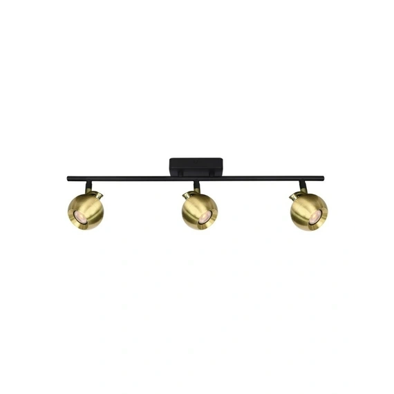 Спот Italux SPL-45379-3R-BK-GD Lafin GU10 3x10W IP20 Gold