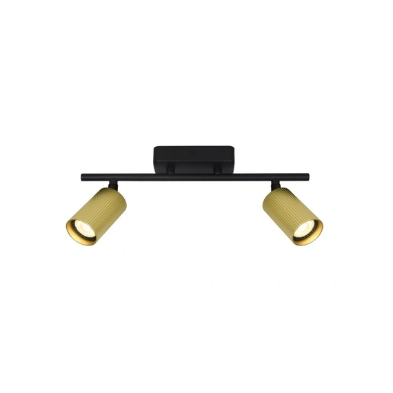 Спот Italux SPL-46829-2-BK-GD Tris GU10 2x10W IP20 Gold