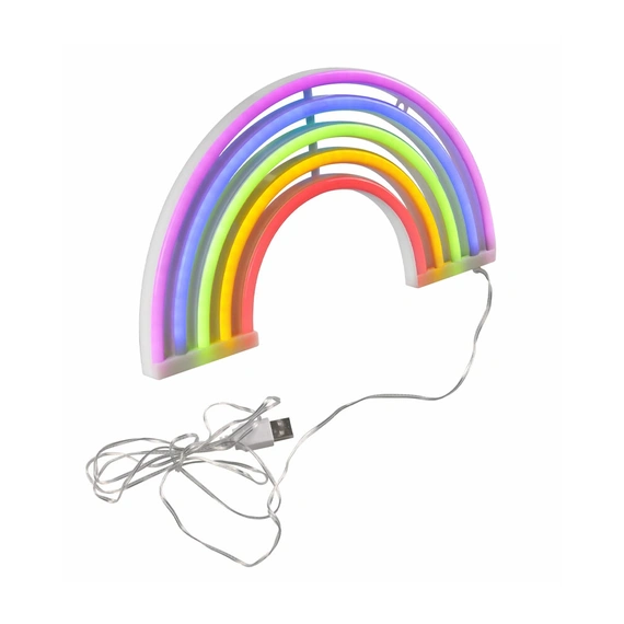 Світильник Goldlux 327130 Neon Rainbow Led 1x3W USB 5V DC 1A IP20 Wh