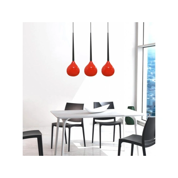 Підвісний світильник Azzardo MD1289-3RD AGA 3 pendant red (AZ1066)