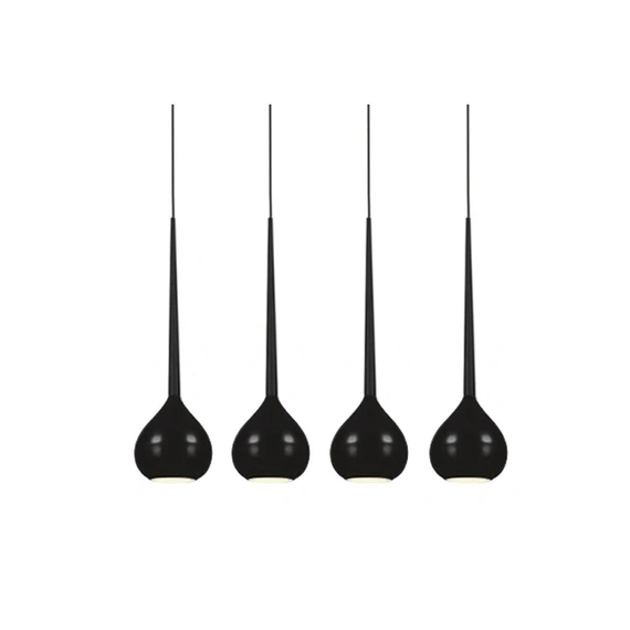 Подвесной светильник Azzardo MD1289-4BK AGA 4 pendant black (AZ1067)