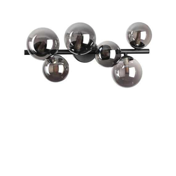 Стельова люстра PERLAGE 6 BK/SM Ideal Lux 309262
