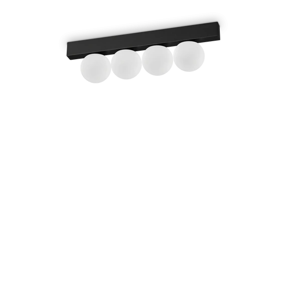 Стельова люстра PING PONG LED 4 BK Ideal Lux 313283