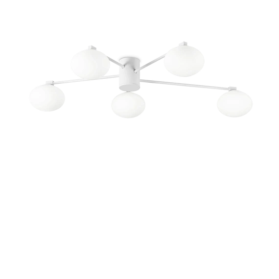 Стельова люстра HERMES 5 WH Ideal Lux 316680