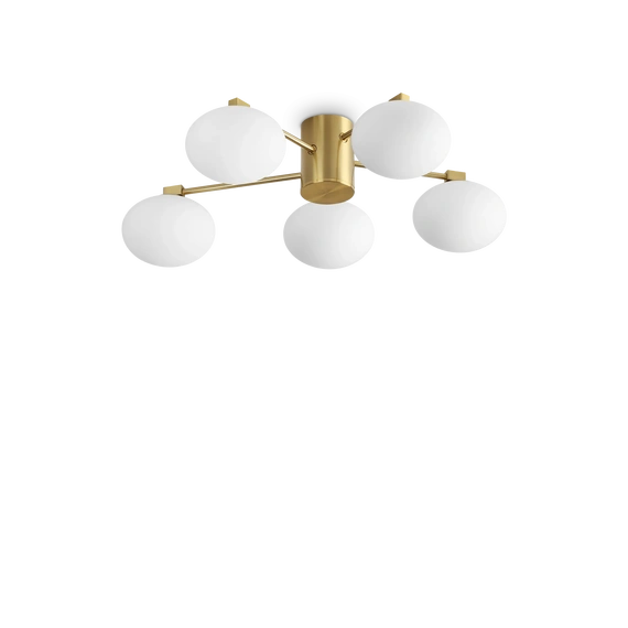 Стельова люстра HERMES 5 BS Ideal Lux 316697