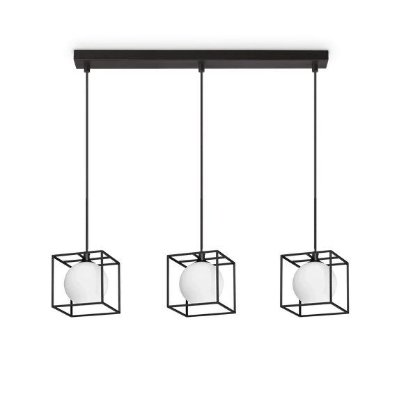 Підвісна люстра LINGOTTO 3 G9 BK Ideal Lux 327846