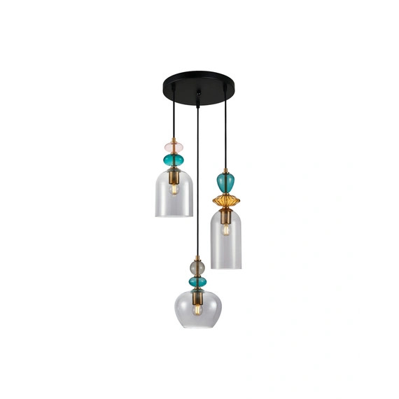 Люстра Italux PND-30263-3A-BRO-SG Busco E27 3x40W IP20 Gold
