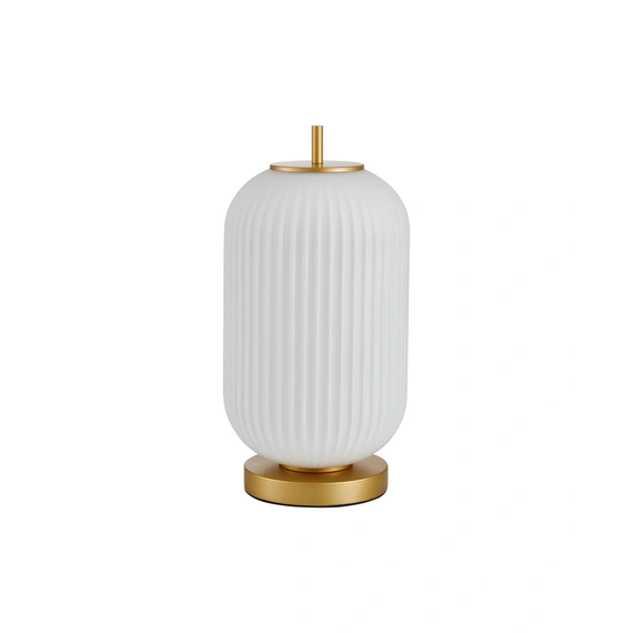 Настільна лампа Italux TB-28798-1-GD-WH Olmeto E27 1x10W IP20 Gold