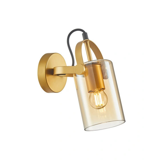 Бра Italux WL-32453-1 GD+AMB Nanesma E27 1x40W IP20 Gold