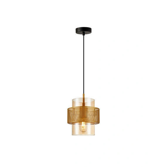 Підвісний світильник Italux PND-22132-1S-GD-AMB Vinoti E27 1x40W IP20 Gold