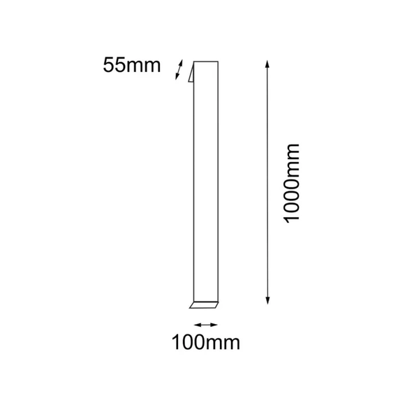 Світильник вуличний Shilo 9923 HIKONE, 3000K, 100СМ