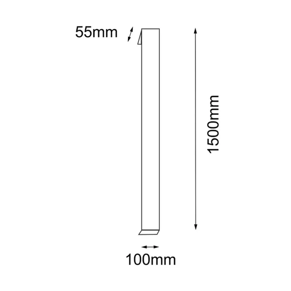 Світильник вуличний Shilo 9925 HIKONE, 3000K, 150СМ