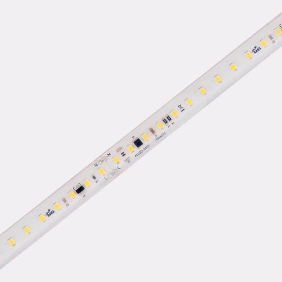 LED стрічка COLORS 104-2835-220V-IP65 10.6W 900Lm 2850K 50м (H8104-230V-12mm-WW)