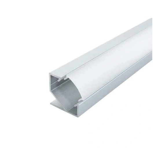 LED-профіль кутовий анодований економ, 2 метра (ЛПУ17е_1)