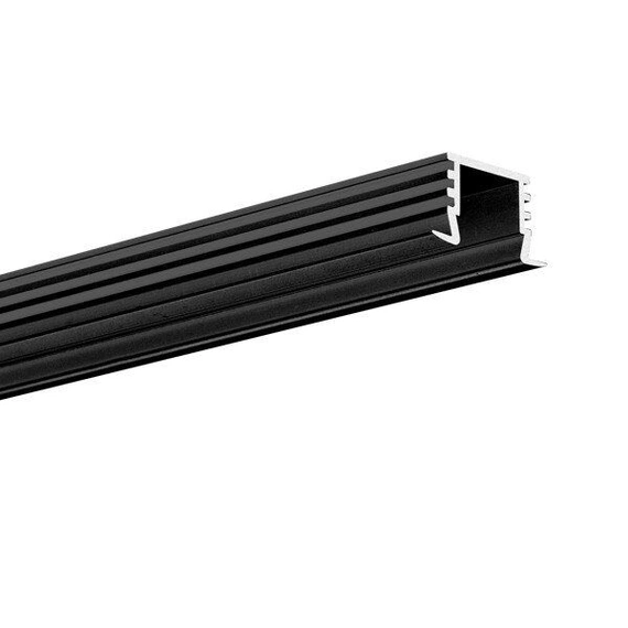 LED-профіль KLUS PDS-4-K чорний, 2 метри