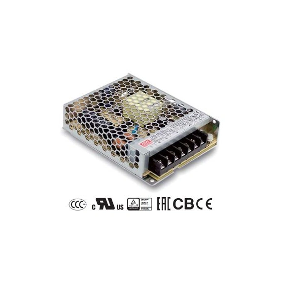 Блок живлення Mean Well 102W DC12V IP20 (LRS-100-12)