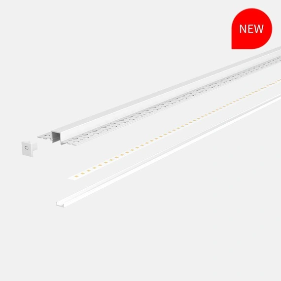 LED-профіль під шпаклівку ALUMLED з розсіювачем, 3 метри (LD54141_3)