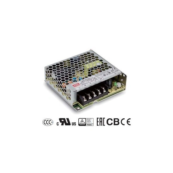 Блок живлення Mean Well 76.8W DC24V IP20 (LRS-75-24)