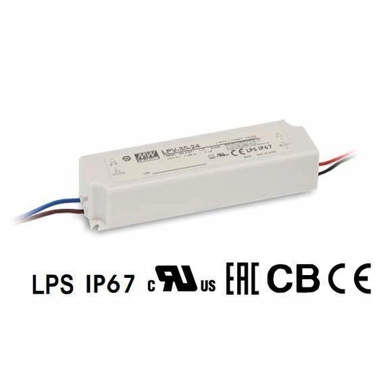 Блок живлення Mean Well 102W DC12V IP67 (LPV-100-12)