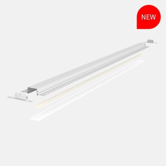 LED-профіль під шпаклівку ALUMLED з розсіювачем, 3 метри (LD98201_3)