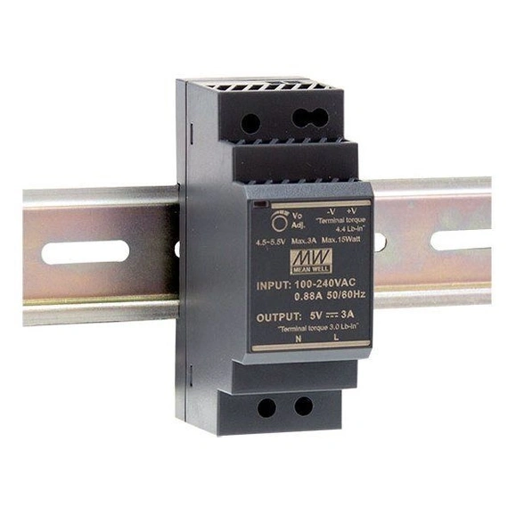 Блок живлення Mean Well на DIN-рейку 36W 24V IP20 (HDR-30-24)