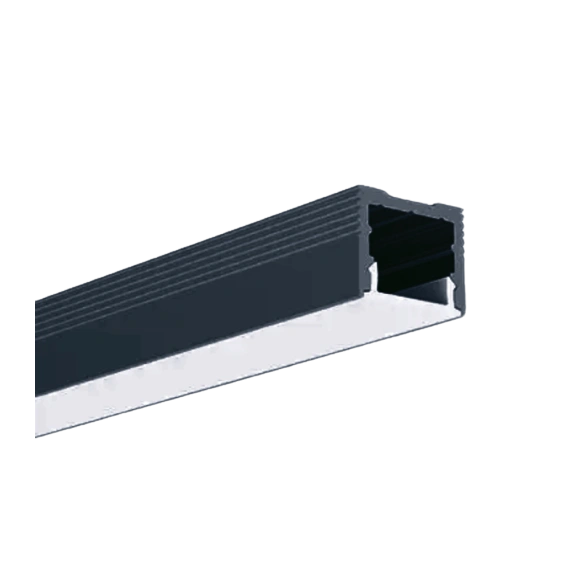 LED-профіль накладний, 2,5 метра, (LS1613black)