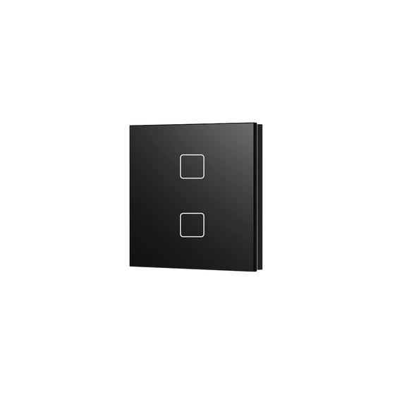 Панель LED димера DEYA ZigBee на 2 зони (TS2(WZS)-Black)