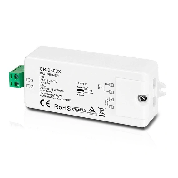 Димер DALI 8A*1CH, 12-36V, 96-288W (SR-2303S)