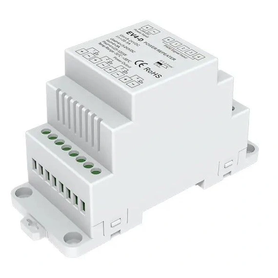 LED-повторювач DEYA на DIN-рейку 12-24VDC, 5A*4CH (EV4-D)