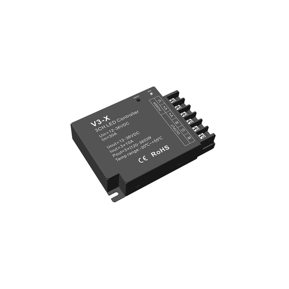 LED-контролер RGB DEYA 12-36VDC, 10A*3CH (V3-X)