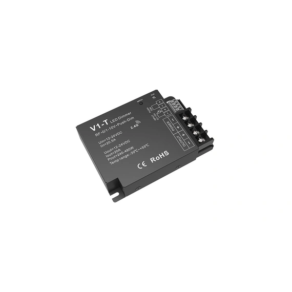 LED-димер DEYA 12-24VDC, 20A*1CH, PUSH-DIM (V1-T)