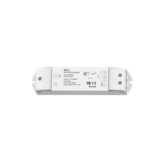 LED-контролер DEYA 12-48VDC, 8A*2CH, PUSH-DIM (V2-L)