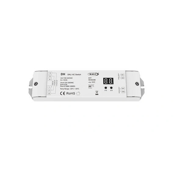 Релейний модуль вимикач DALI Switch DH 5А*2CH 100-240VAC (DH)