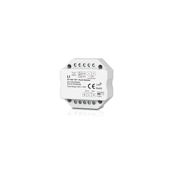 Димер DEYA RF+Push Dim 100-240VAC, 1CH 0/1-10V (L1)