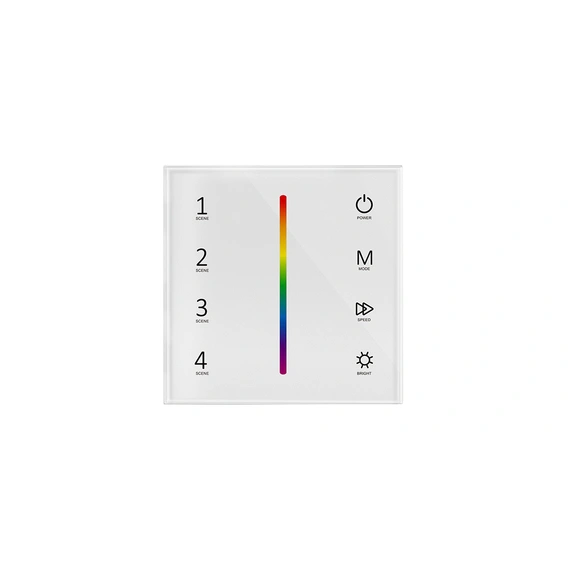 Сенсорна панель RGB 3CH*4A 12-24VDC CVV з контролером DEYA (T3-1(White))
