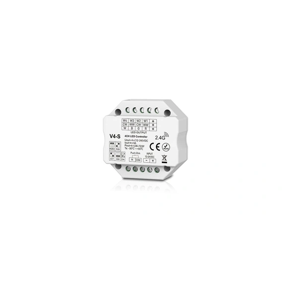LED-контролер DEYA 12-24VDC, 3A*4CH (V4-S)