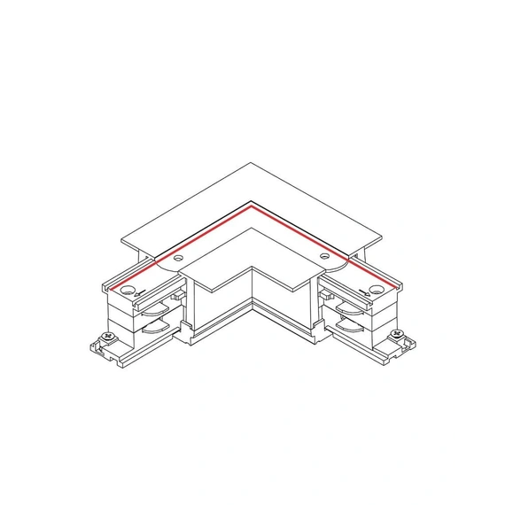 З'єднувач Nowodvorski 8683 Ctls Recessed Power L Connector, Left IP20 Bl, зображення 2