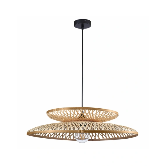 Люстра в стилі бохо, підвісний світильник Goldlux 329103 Bali E27 1x20W IP20 Бежевий