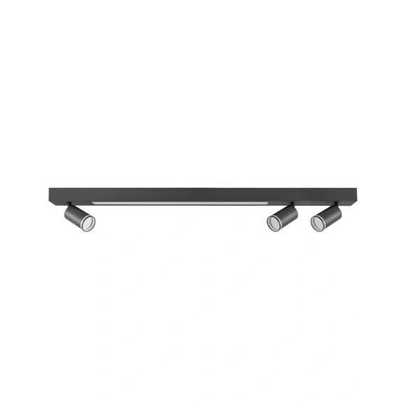 Стельовий світильник Goldlux 327390 Paris GU10+Led 4x10+24W 4000K 1800Lm IP20 Чорний