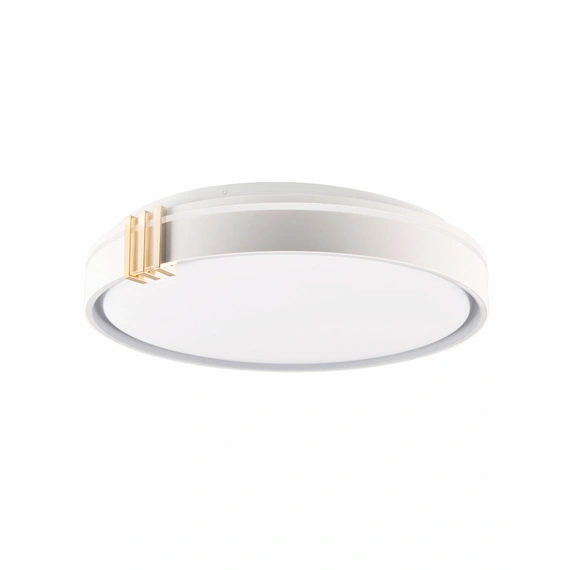 Люстра із пультом світлодіодна, стельовий світильник Goldlux 328854 Arletta 50 Led 1x48W 3000K-6000K 8000Lm IP44 Сірий