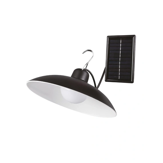 Вуличний світильник на сонячній батареї Goldlux 323132 Celina LED 1x1,8W 6000K 380Lm IP44 чорний