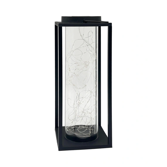 Вуличний портативний світильник на сонячній батареї Goldlux 329462 Glamour LED 3000K IP44 чорний